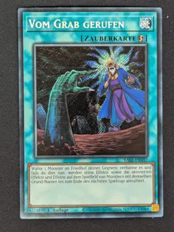 Vom Grab gerufen RA01-DE057 Secret Rare DE NM YUGIOH - Image 1