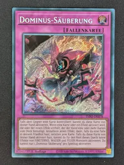 Dominus-Sauberung INFO-DE078 Secret Rare DE EX YUGIOH - Image 1