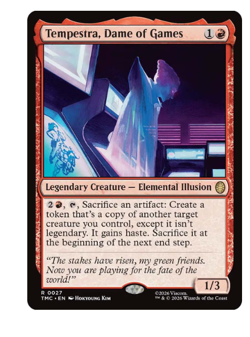Tempestra, Dame of Games Teenage Mutant Ninja Turtles MTG - Image 1