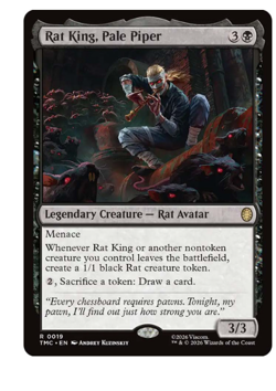 Rat King, Pale Piper Teenage Mutant Ninja Turtles MTG - Image 1