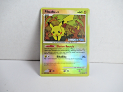 Pokemon Pikachu reverse holo 94/123 Diamond & Pearl Stamp Mysterious Treasures - Image 1