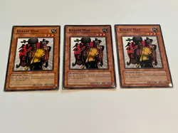 3x Karate Man SDJ-013 Yugioh Yu Gi Oh! 3 x3 Playset - Image 1