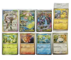 Pokemon Cards Mega Venasaur 155/132, Mega Charizard 023, Pikachu 190 World Promo - Image 1