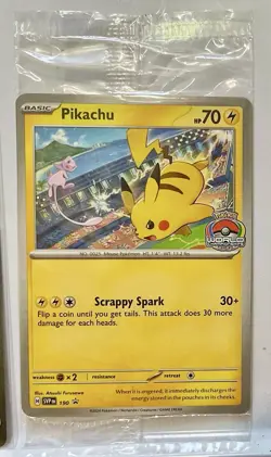 Pokemon Cards Mega Venasaur 155/132, Mega Charizard 023, Pikachu 190 World Promo - Image 5