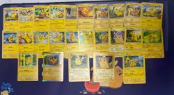 25 Different Pikachu Pokemon TCG Card Lot - Base Set Jungle WOTC Holo + More - Image 1