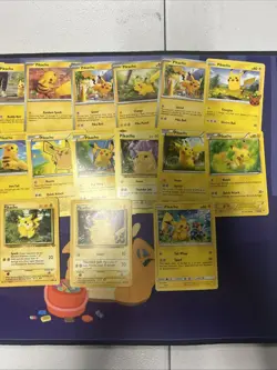 25 Different Pikachu Pokemon TCG Card Lot - Base Set Jungle WOTC Holo + More - Image 3