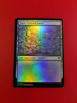 1x Snow-Covered Forest | FOIL 285/285 | Kaldheim | MTG Magic Cards - Image 3