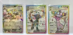 Pokemon Prismatic Evolutions Umbreon 059/131 Master Ball, Espeon 175 Promo Card - Image 4