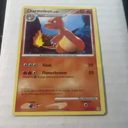 Pokemon TCG Charmeleon 102/100 Stormfront Secret Rare Card - MP Creases - Image 1