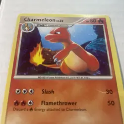 Pokemon TCG Charmeleon 102/100 Stormfront Secret Rare Card - MP Creases - Image 3