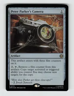 Peter Parker's Camera*Foil* SPM 171 NM - Image 1