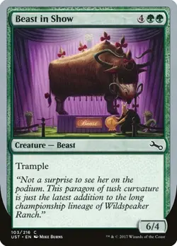 Beast in Show (#103d) - Foil Unstable MP MTG - Image 1
