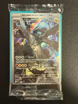 Pokemon N's Zekrom MEP 031 Ascended Heroes ETB Pokemon Center Stamp - Sealed - Image 1
