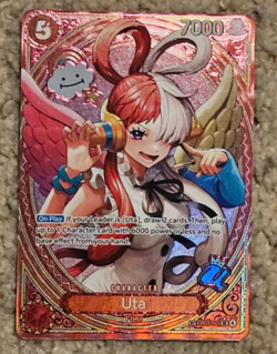 Uta EB03-03 SP Alt English One Piece Heroines Edition Extra Booster NM/M Red - Image 1