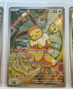 ETB Pokemon Center Stamped Promo Cards - Charmander 044, Eevee 173, Magneton 159 - Image 5