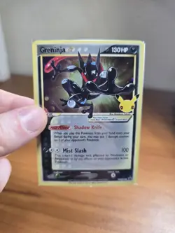 Pokemon Greninja TCG Star SWSH144 Celebrations Black Star Promo Holo Card Sealed - Image 1