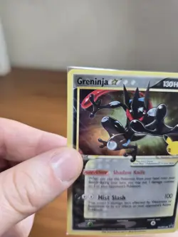 Pokemon Greninja TCG Star SWSH144 Celebrations Black Star Promo Holo Card Sealed - Image 2