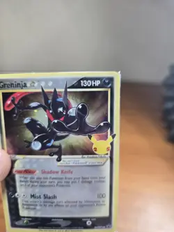 Pokemon Greninja TCG Star SWSH144 Celebrations Black Star Promo Holo Card Sealed - Image 3