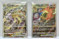 Pokemon Mewtwo VSTAR Full Art GG44/GG70 & Charizard VStar SWSH262 UPC Promo Card - Image 2
