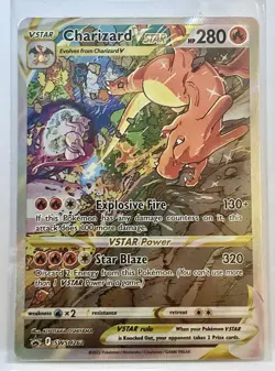 Pokemon Mewtwo VSTAR Full Art GG44/GG70 & Charizard VStar SWSH262 UPC Promo Card - Image 4