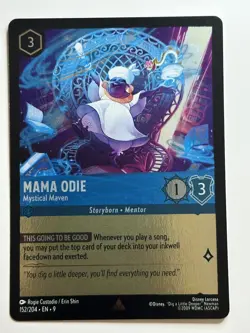 Mama Odie - Mystical Maven Cold Foil Fabled 152/204 NM Lorcana Card - Image 1