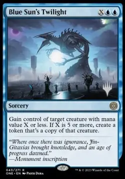 Blue Sun's Twilight (Promo Pack) [Phyrexia: All Will Be One Promos] - Image 1