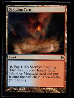 MRM ENGLISH Lac de montagne bouillant - Scalding Tarn MTG magic ZEN - Image 1