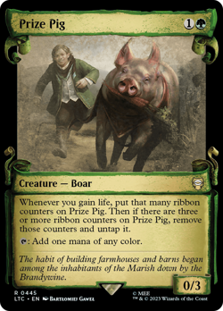 Prize Pig [The Lord of the Rings: Tales of Middle-Earth Commander Showcase - Image 1