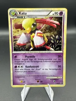 Xatu 11/95 Holo Rare Pokemon TCG HG&SS Entfesselt UL 2010 NM VTG Deutsch - Image 1