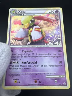 Xatu 11/95 Holo Rare Pokemon TCG HG&SS Entfesselt UL 2010 NM VTG Deutsch - Image 3
