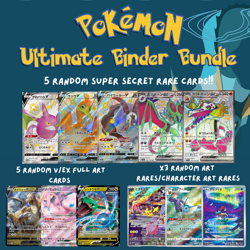 Pokemon Mystery Box ULTIMATE BINDER BUNDLE! Japanese SHINY HOLO EX SECRET RARE - Image 1