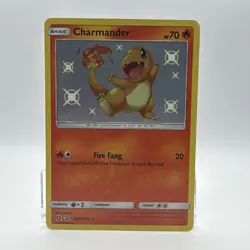 Pokemon TCG Charmander Hidden Fates SV6/SV94 Shiny Vault Holo Rare - Image 1
