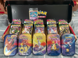 Pokemon Kanto Power Mini Tin 5 Pack Amazon - Evolving Skies and Fusion Strike - Image 2