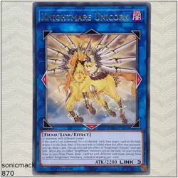 Knightmare Unicorn - GEIM-EN050 - Rare 1st Edition Yugioh - Image 1