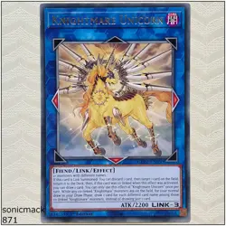 Knightmare Unicorn - GEIM-EN050 - Rare 1st Edition Yugioh - Image 1