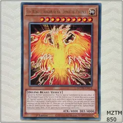 The Winged Dragon of Ra - Immortal Phoenix - MZTM-EN074 - Rare 1st Edit Yugioh - Image 1