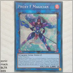 P roxy F Magician - BLTR-EN094 -Secret Rare 1st Edition Yugioh - Image 1