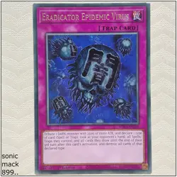 Eradicator Epidemic Virus - WISU-EN059 - Rare 1st Edition Yugioh - Image 1