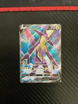 Toxtricity V - 182/192 - Pokemon Rebel Clash Sword Shield Full Art Rare Card NM - Image 1