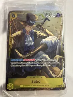 One Piece: Sabo P-073 Promo Card *SEALED* From Tin - Vol.2 English - Image 1