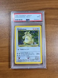 Pokemon Card Holo Kangaskhan 5/64 PSA 9 MINT Jungle - Image 1