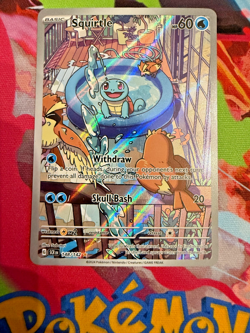 Pokemon TCG - Squirtle 148/142 - Stellar Crown Illustration Rare Card NM - Image 3