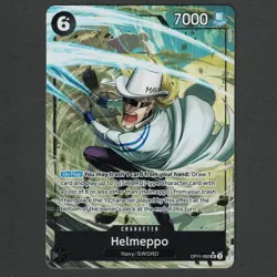 Helmeppo SR Alt Art OP11-092 A Fist of Divine Speed One Piece TCG - Image 1