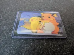 Pokemon Pikachu Raichu 3D Lenticular Promo Card Viz Video Pioneer PIKA-0030D/DVD - Image 3