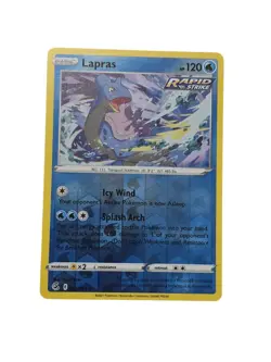Pokemon Card Lapras Fusion Strike Reverse Holo Uncommon 054/264 Near Mint - Image 1