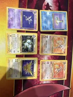 Pokemon Card Lot 1999-2000 Australian Print 3rd Red Logo Fossil - Image 1