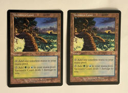 2x MTG - Yavimaya Coast Apocalypse Rare Land Cards - NM - Image 1