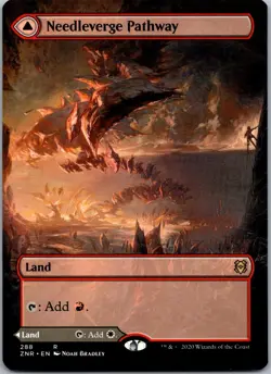 Needleverge Pathway (Borderless) R Zendikar Rising 288 NM - Image 1