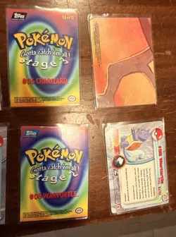 1999 Pokemon Topps Chrome Card Lot - Image 5