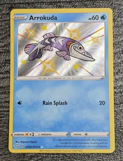 Pokemon - Arrokuda - SV031/SV122 - SWSH Shining Fates - Shiny Vault Card - Image 1